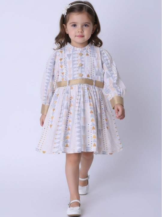 Bella Moda Print Fit & Flare Dress