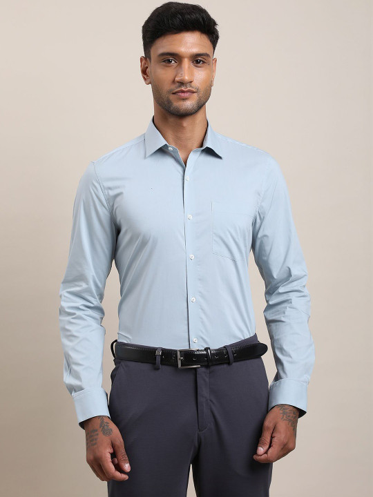 Turtle Men Standard Slim Fit Formal Shirt