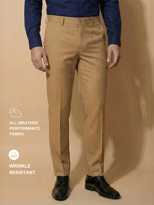 Van Heusen IQ Men 4-Way Stretch Wrinkle And Water Resisitant Ultralight Trousers