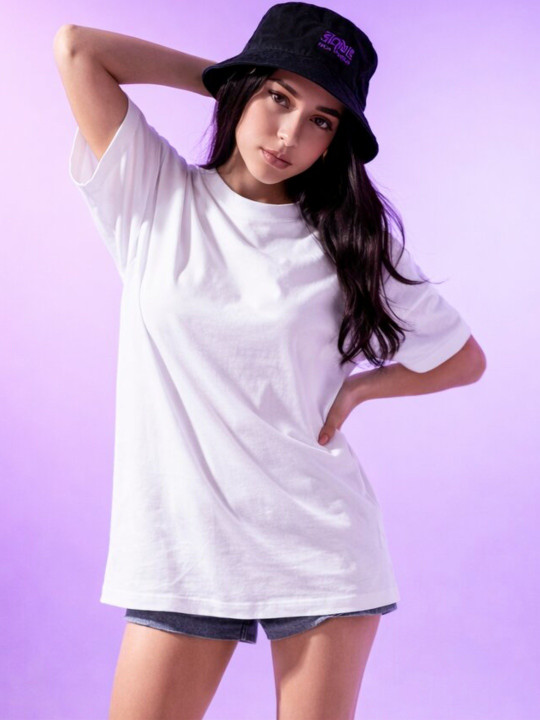 Roadster The Lifestyle Co Organic Cotton Round Neck Oversized Tshirt