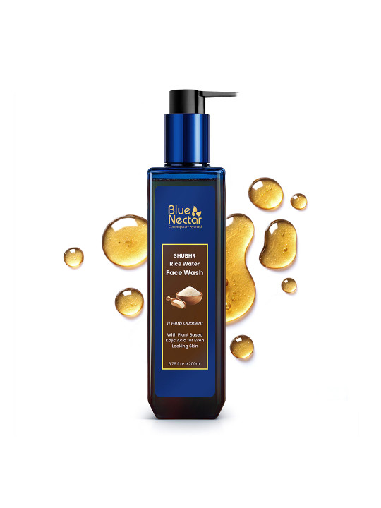 Blue Nectar Rice Water Face Wash With Kojic Acid- 200 ml