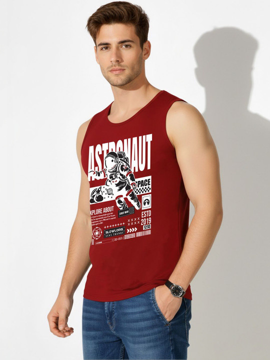 TEEFOX Printed Assorted Cotton Gym Vest
