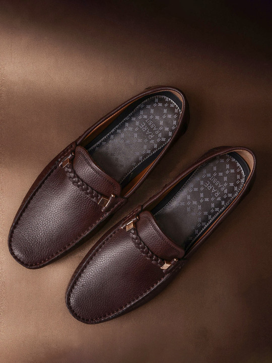 RARE RABBIT Men Leather Formal Loafers