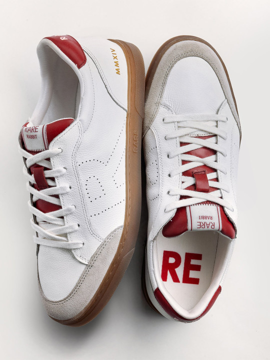 RARE RABBIT Men Rocco Colourblocked Leather Sneakers