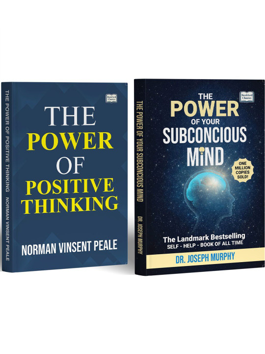 Bookford 2-Pcs The Power Of Positive Thinking & The Power Of Your Subconscious Mind Books