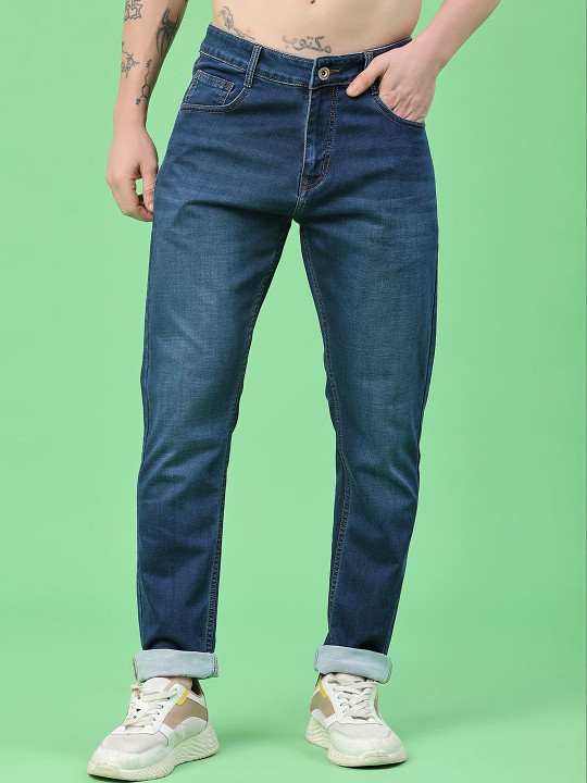 V-Mart Men Skinny Fit Mid-Rise Light Fade Jeans
