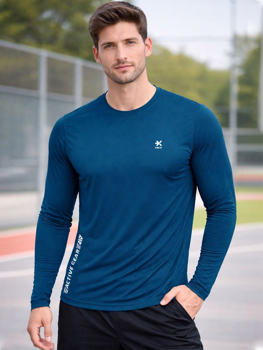 HRX by Hrithik Roshan Men Brand Logo Printed Round Neck T-shirt