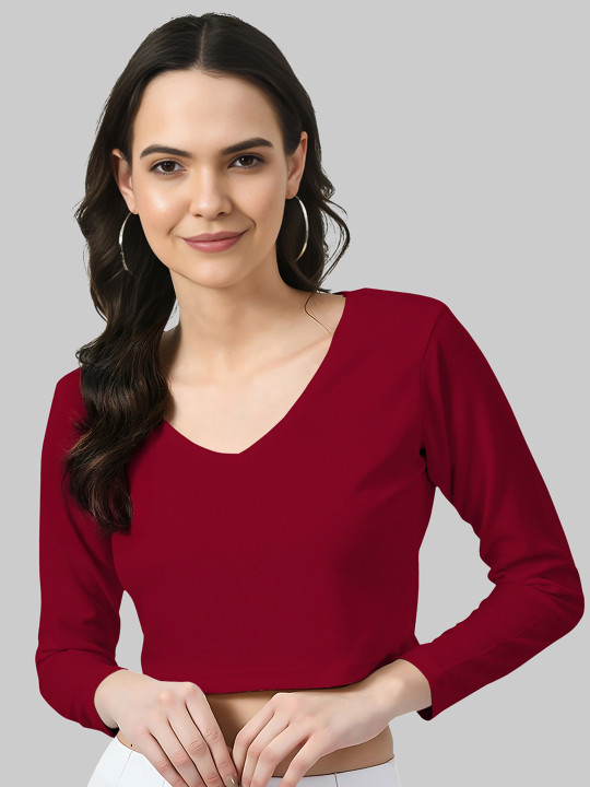 Dream Beauty Fashion Solid Fitted Crop Top