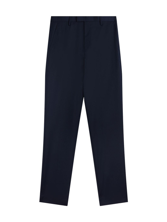 Ted Baker Men Black SAISONT Slim Wool Blend Trousers With Stretch