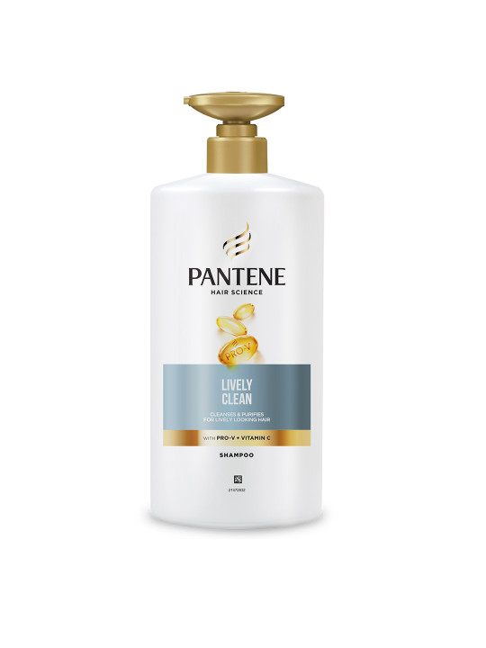 Pantene Hair Science Lively Clean Shampoo with Pro-Vitamins & Vitamin C - 650ml