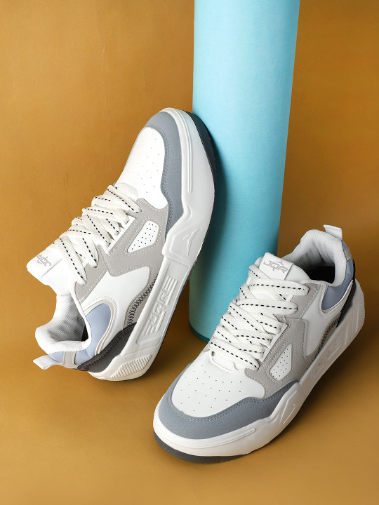 JQR BLACKSTONE Men Colourblocked PU Sneakers