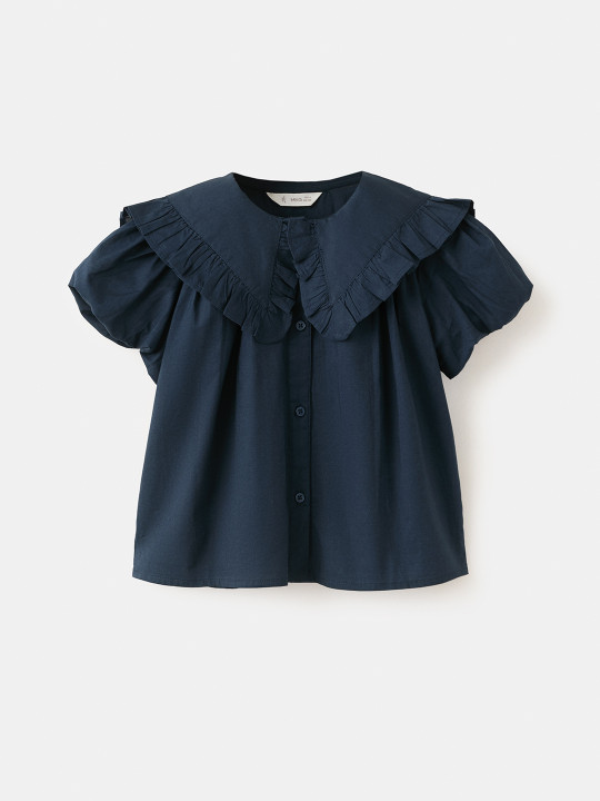 Mango Kids Pure Cotton Shirt Style Top