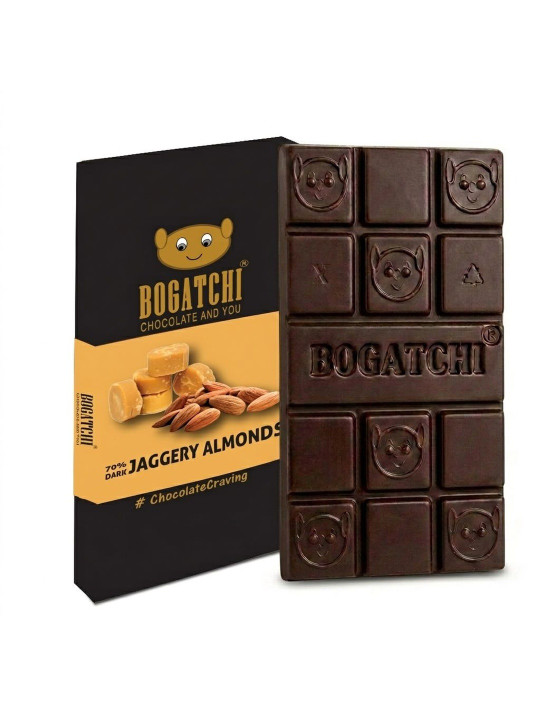 BOGATCHI Dark Jaggery Chocolate bits-60g
