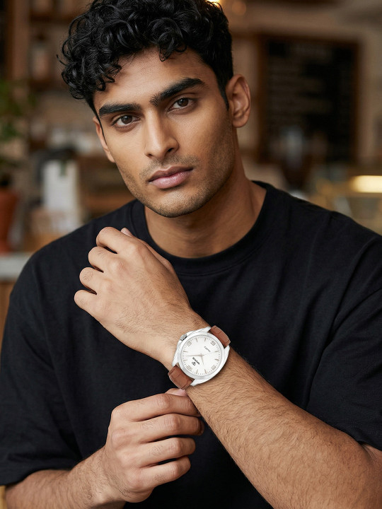 Walrus Men Diplomat II White Analogue Watch WWTM-011607