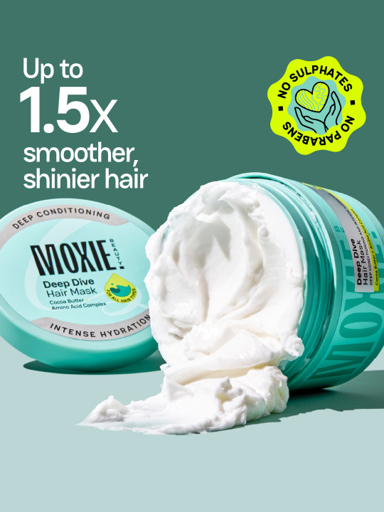 MOXIE BEAUTY Deep Dive Hair Mask Deep Conditioning Treatment for Frizz-Free Hair - 200ml