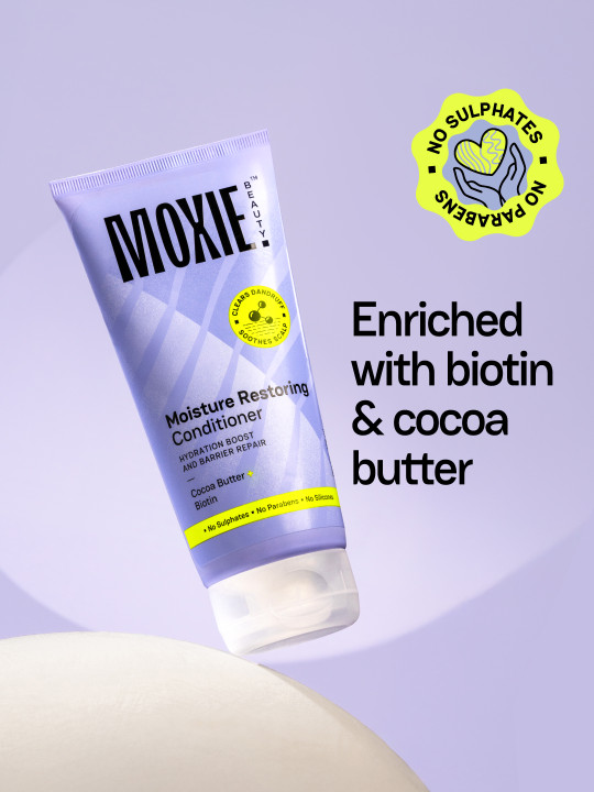 MOXIE BEAUTY Moisture Restoring Conditioner for Soothed Scalp & Hydrated Hair - 175ml