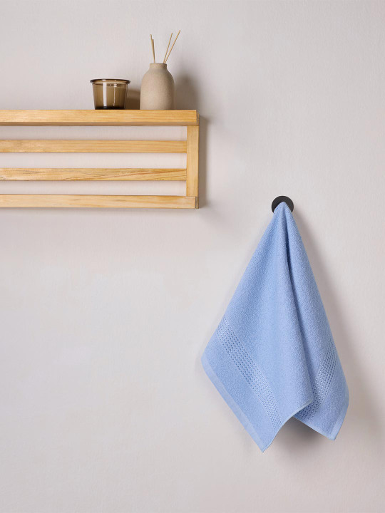 Himeya Light Blue 2 Pieces 320 GSM Cotton Hand Towel