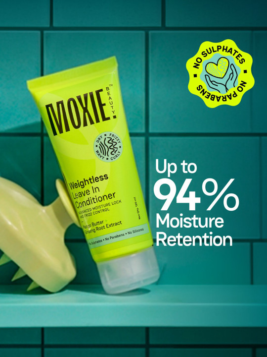 MOXIE BEAUTY Weightless Leave In Conditioner for Dry and Frizzy Hair - 120ml