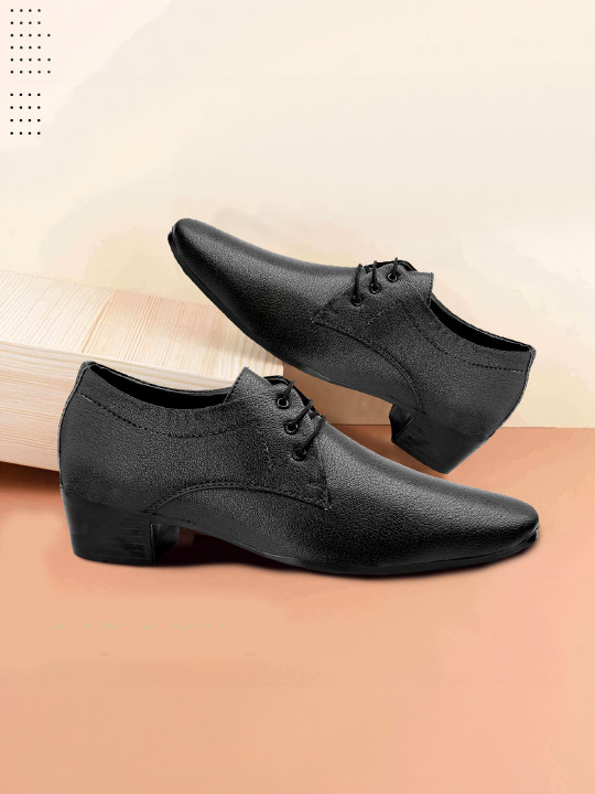 yuvrato baxi Men Heeled Formal Derbys