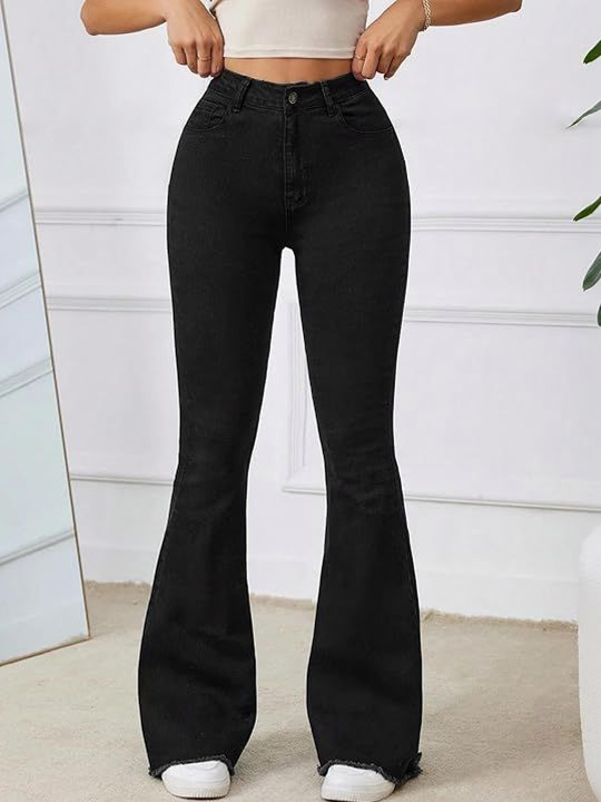 Encrypt Women Bootcut High-Rise Stretchable Jeans
