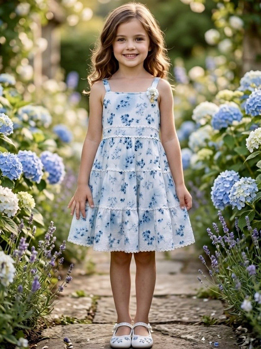 TRUFFLES Floral Lace A-Line Dress