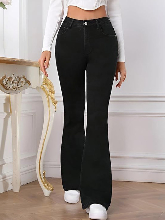 Chemistry Women Bootcut High-Rise Stretchable Jeans