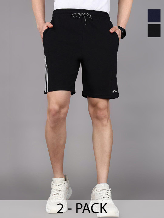 Moda Rapido Men Colourblocked Training or Gym Sports Shorts with Technology