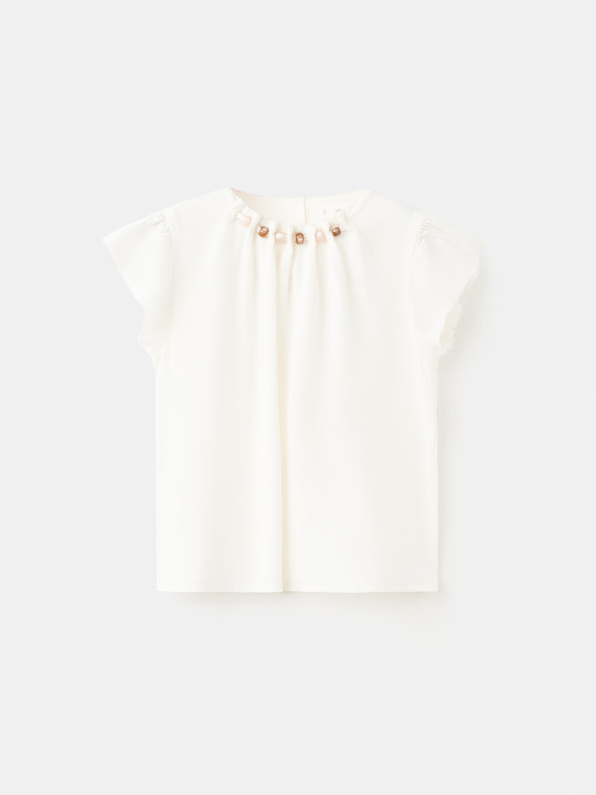 Mango Kids Girls Solid Tops