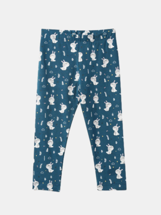 R&B Girls Printed Ankle Length Leggings