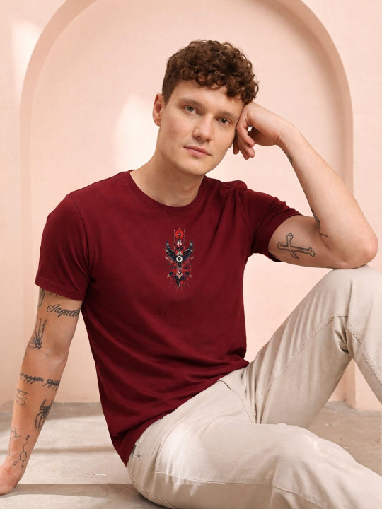 HERE&NOW Men Printed T-shirt
