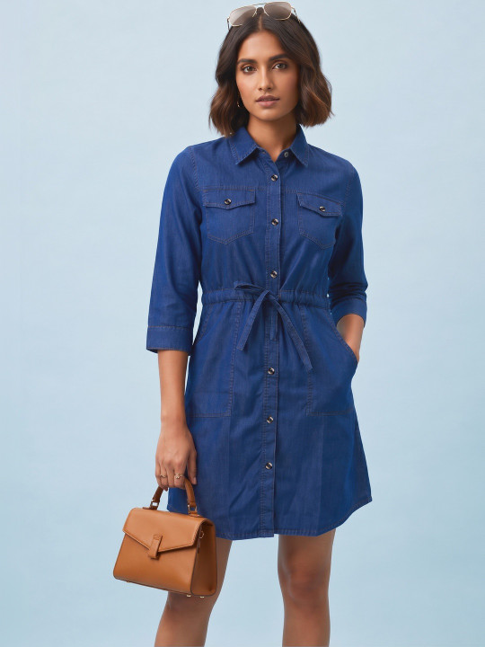 STYLE GEAR Denim Shirt Dress