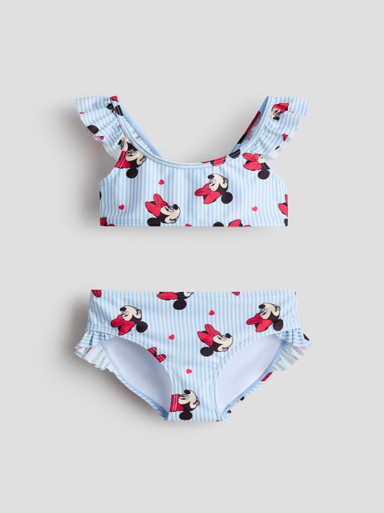 H&M Flounced Printed Bikini