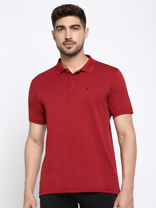 Van Heusen Innerwear Polo Collar Regular Fit Casual Lounge Tshirt