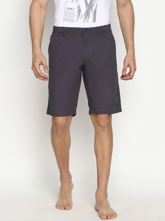 Van Heusen Innerwear Men Soft Touch Functional Pockets Lounge Shorts