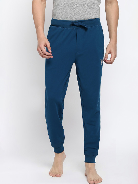 Van Heusen Innerwear Men Mid-Rise Cotton Smart Tech Easy Stain Training & Gym Lounge Pants