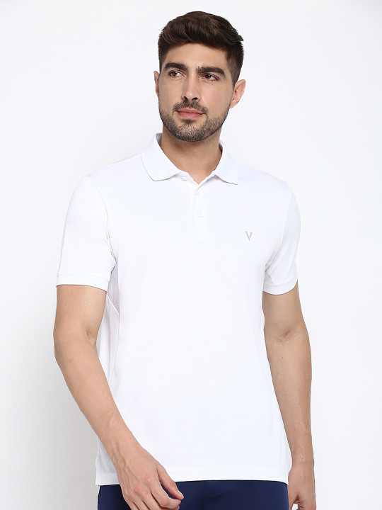 Van Heusen Innerwear Polo Collar Regular Fit Casual Lounge Tshirt