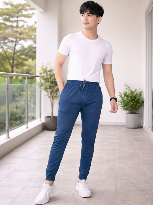 Moda Rapido Men Regular Fit Self Design Running Track Pants