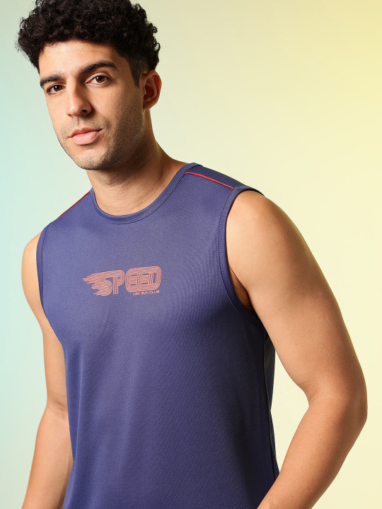 HRX by Hrithik Roshan Typography Printed Rapid-Dry Running T-shirt