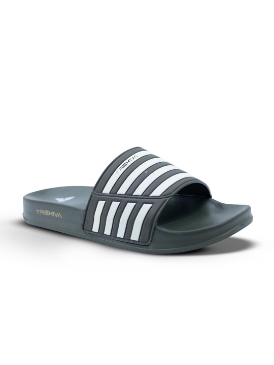 Trekiva Men Striped Sliders