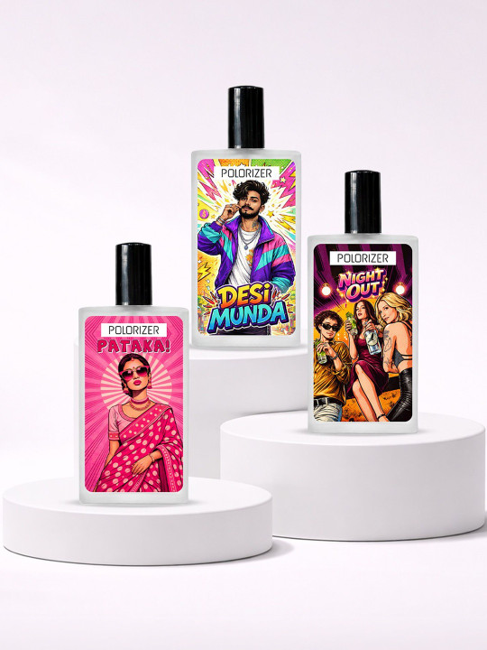 3Pc Eau De Perfume-100 ml Each