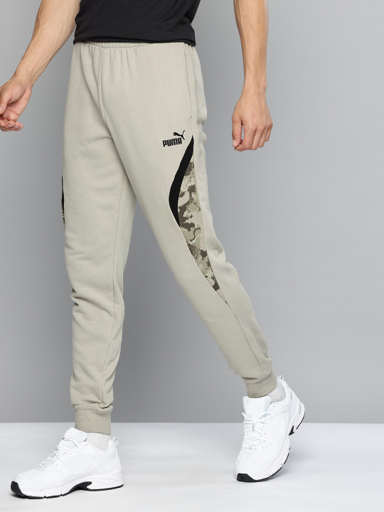 Puma Men Camouflage Printed Knitted Joggers