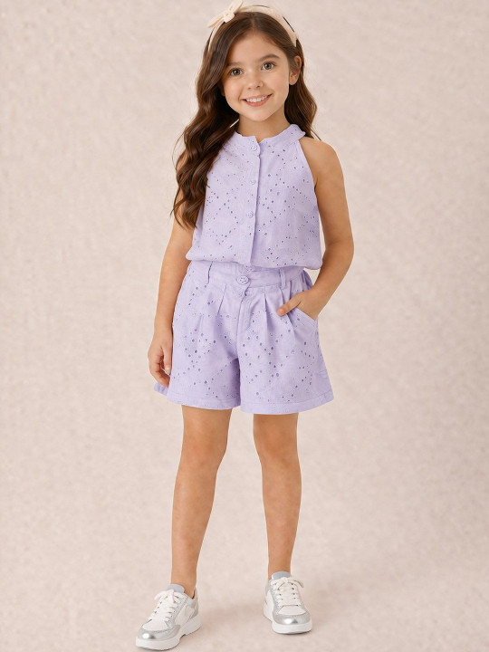 StyloBug Girls Top with Shorts