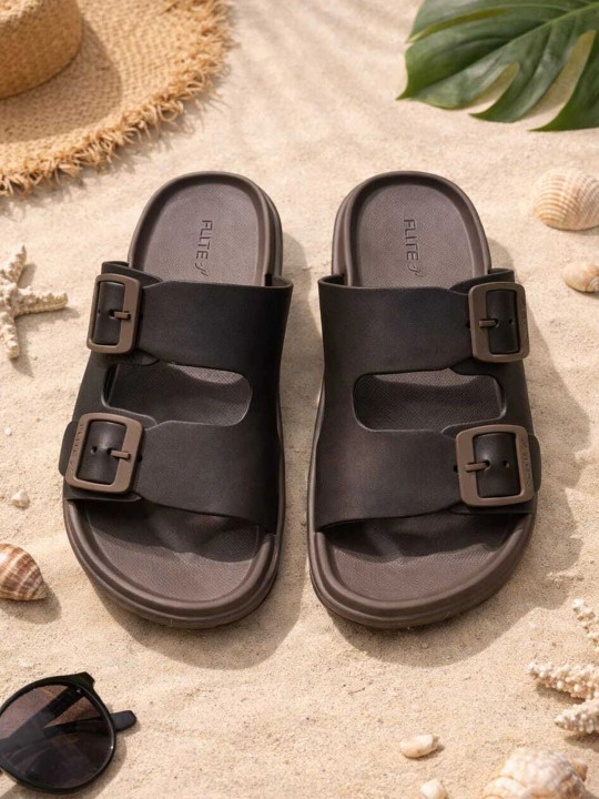 FLITE Men Rubber Flip Flops