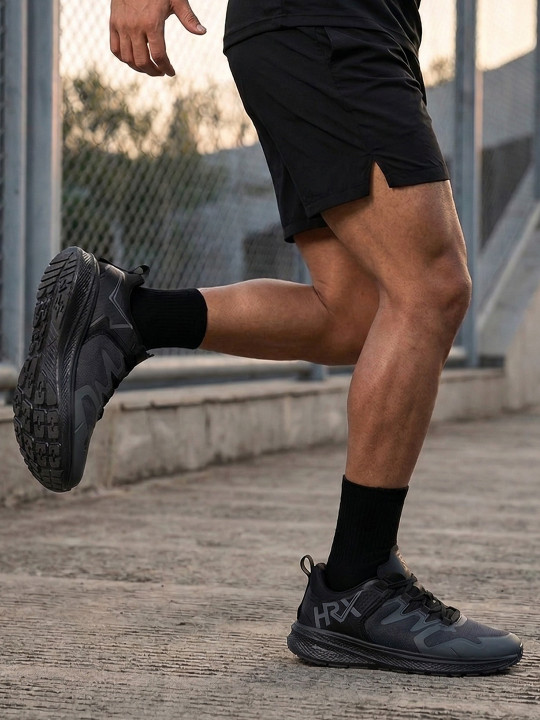 HRX by Hrithik Roshan Men Charcoal Grey Propulsion Running Shoes
