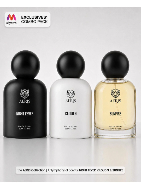Unisex 3Pcs Perfume -50 ml