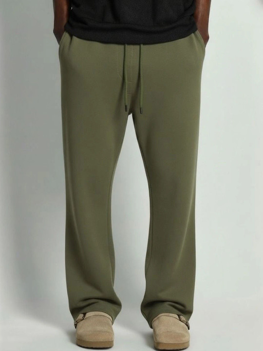 Men’s Relaxed Fit Colourblocked Training Track Pants – Athletic Workout Bottoms