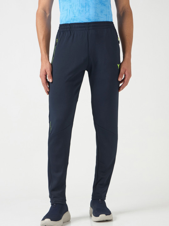 Technosport Men Slim Fit Brand Logo Antimicrobial Training Joggers