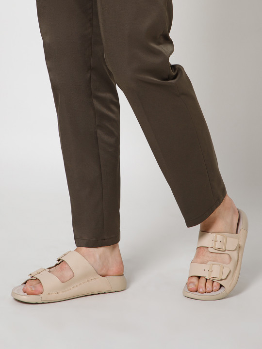 NoStrain Men Leather Comfort Sandals