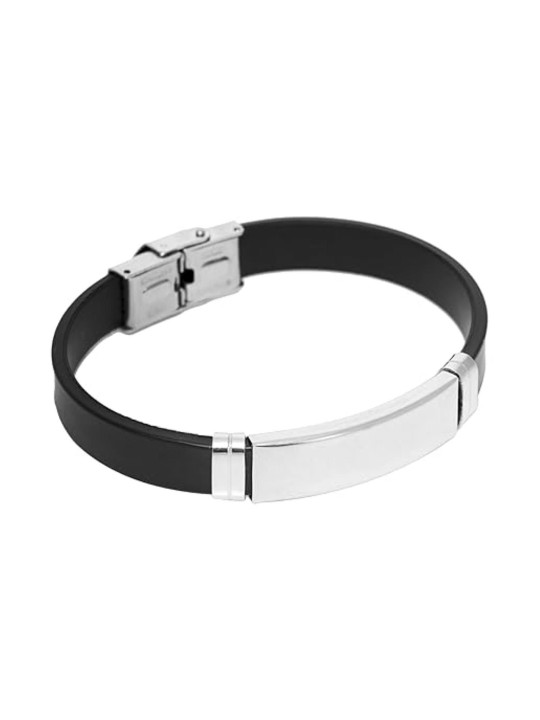 DN Creation Men Stainless Steel Wraparound Bracelet