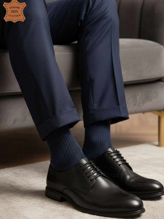 Carlton London Men Leather Formal Derbys